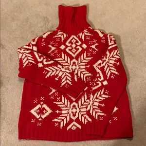 Lands End Winter Sweater moving to the south